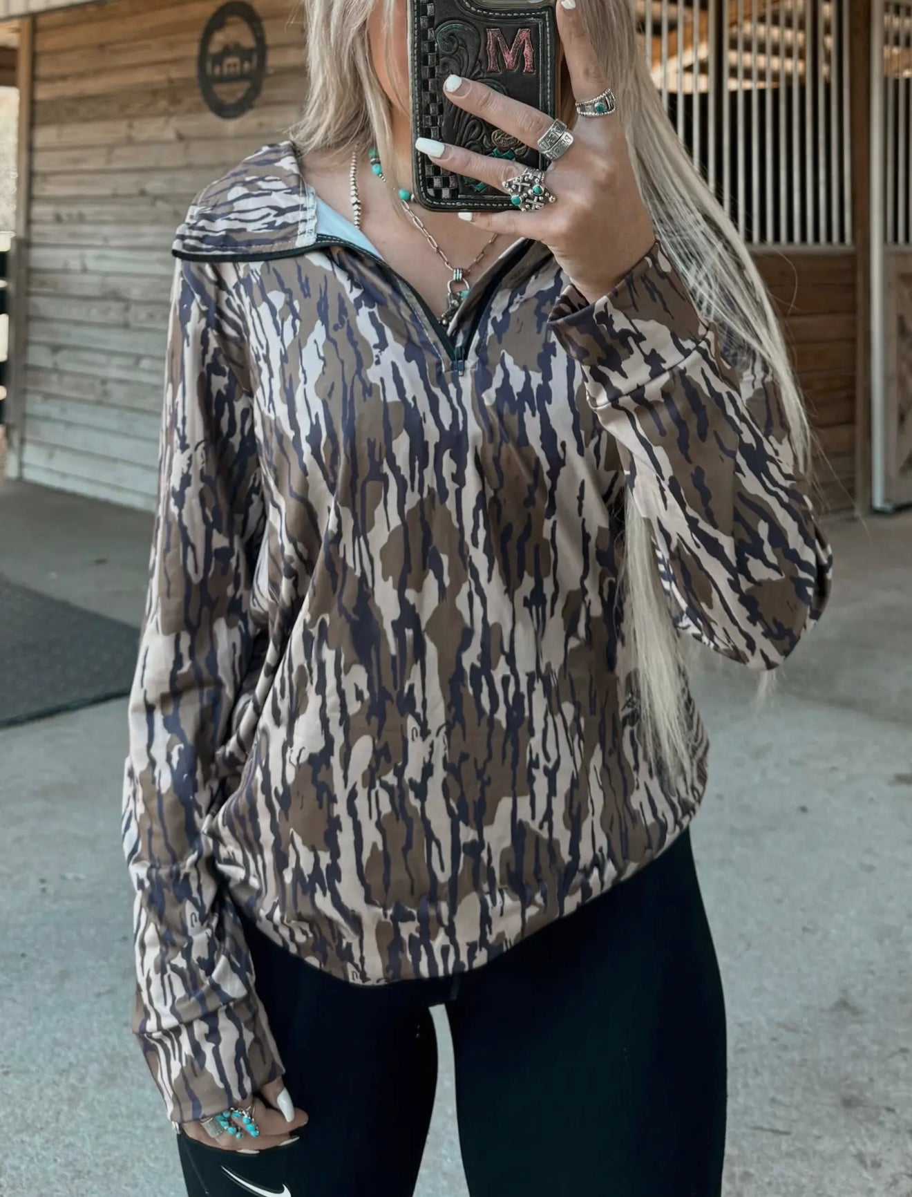 Mossy Oak Quarter Zip