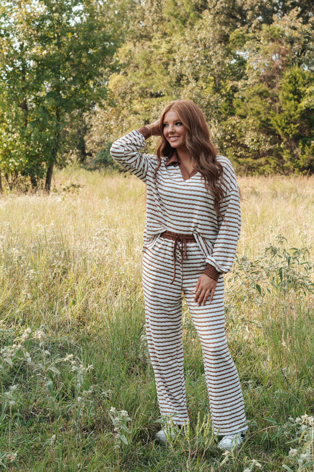 Striped Pant Set