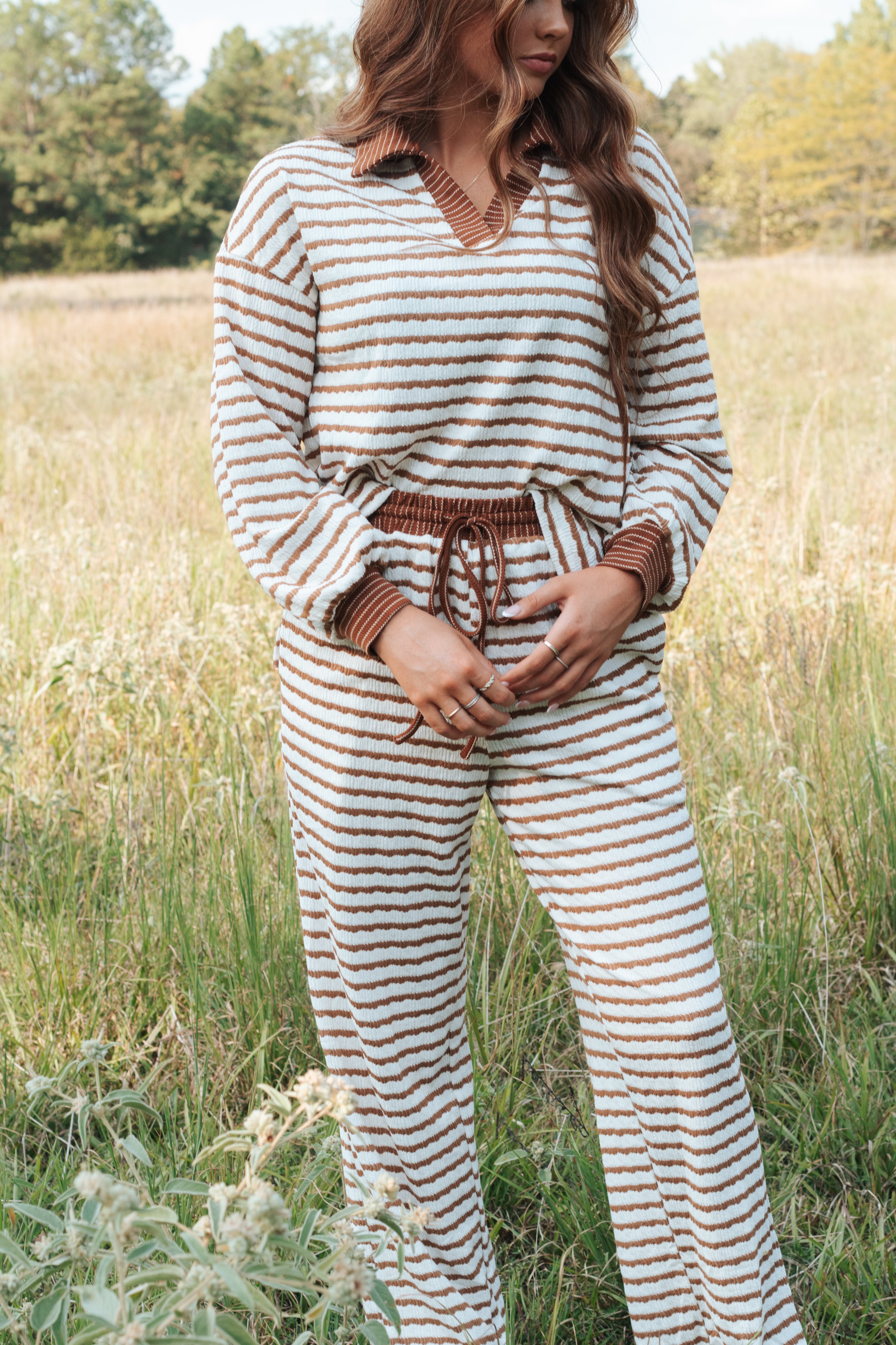 Striped Pant Set
