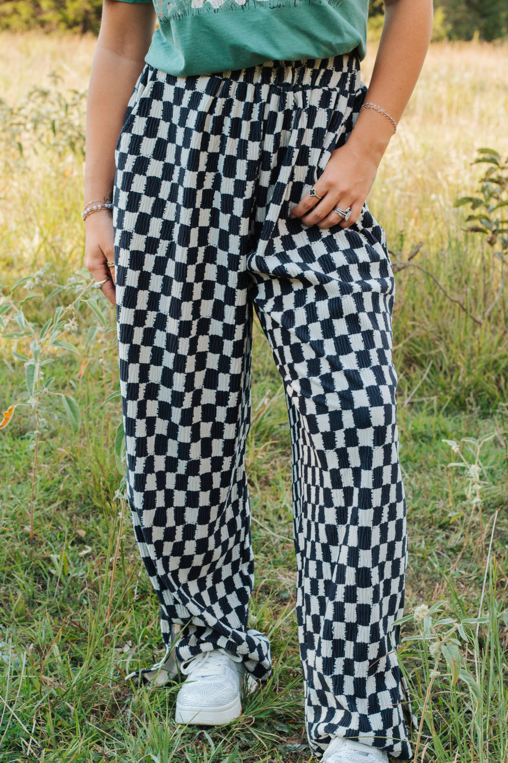 Checkered Pants