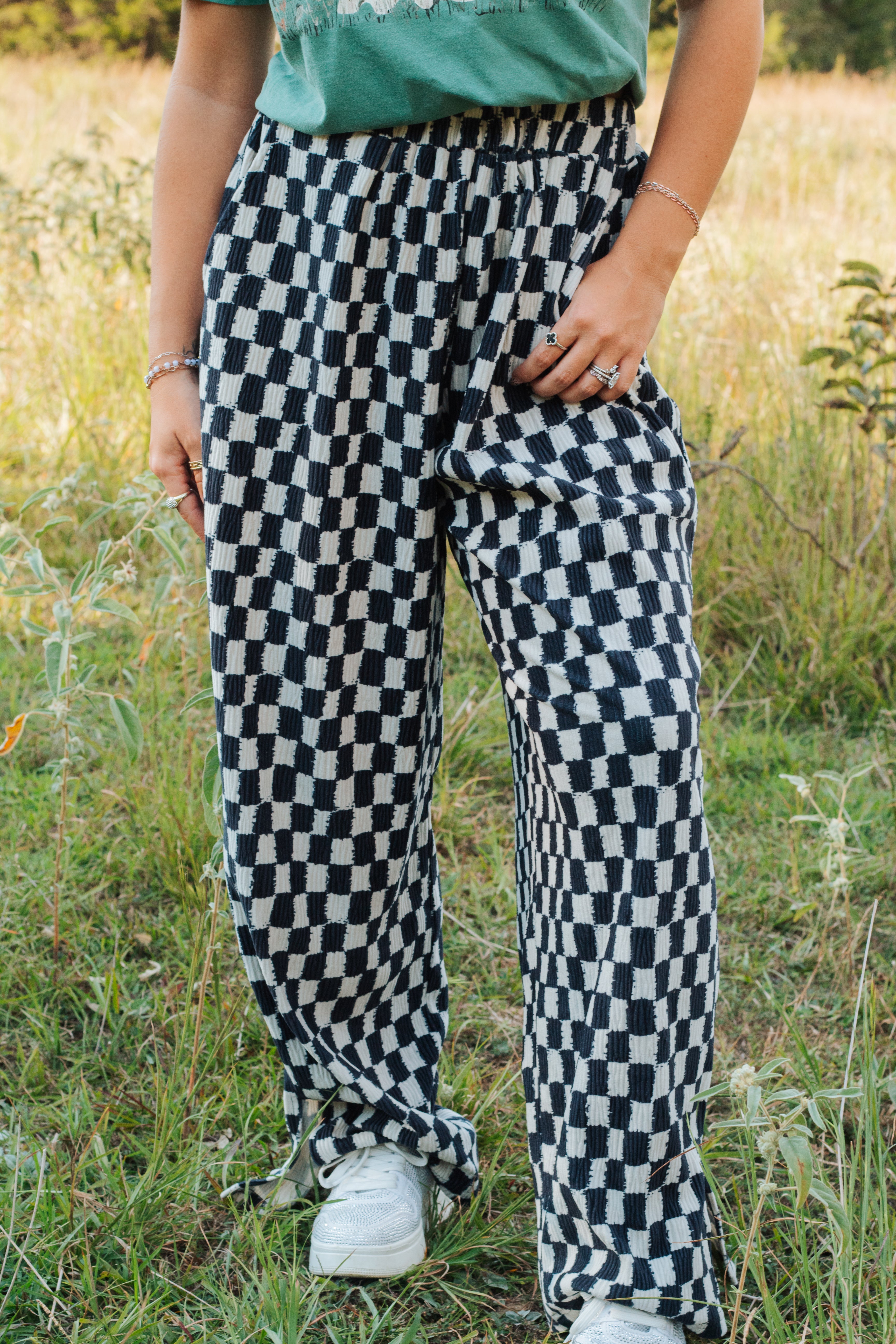 Checkered Pants