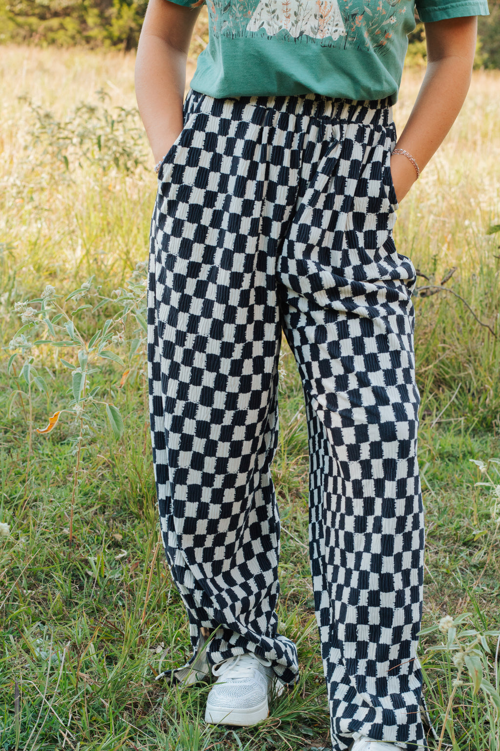Checkered Pants