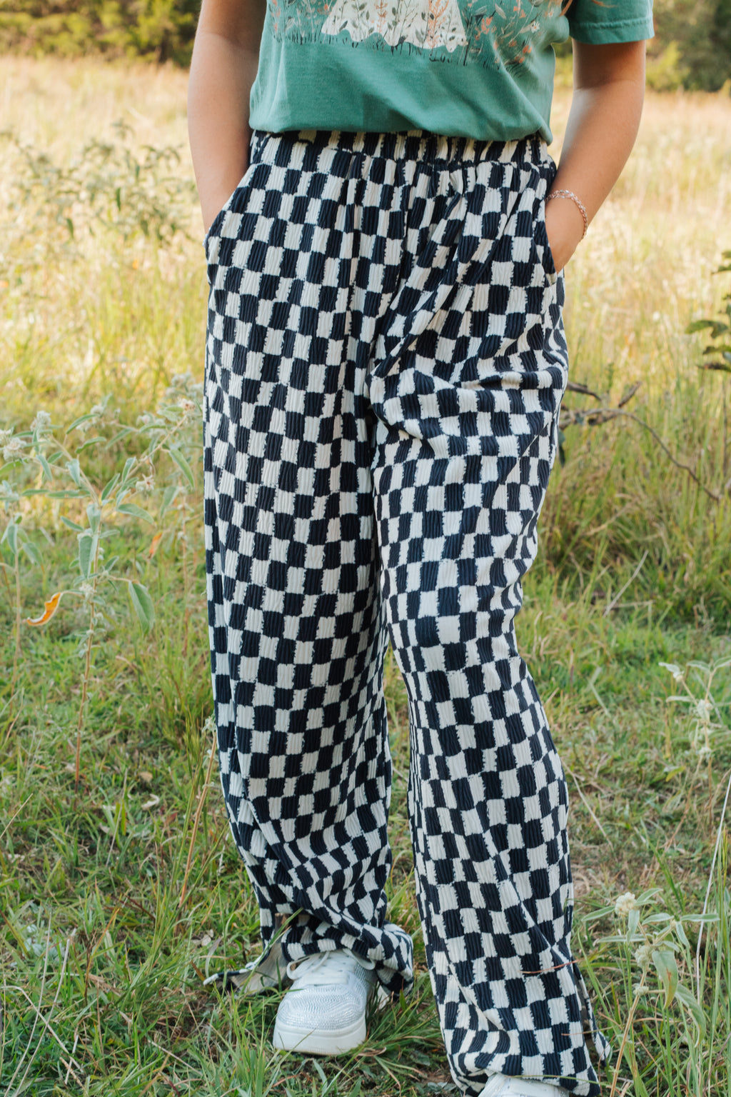 Checkered Pants