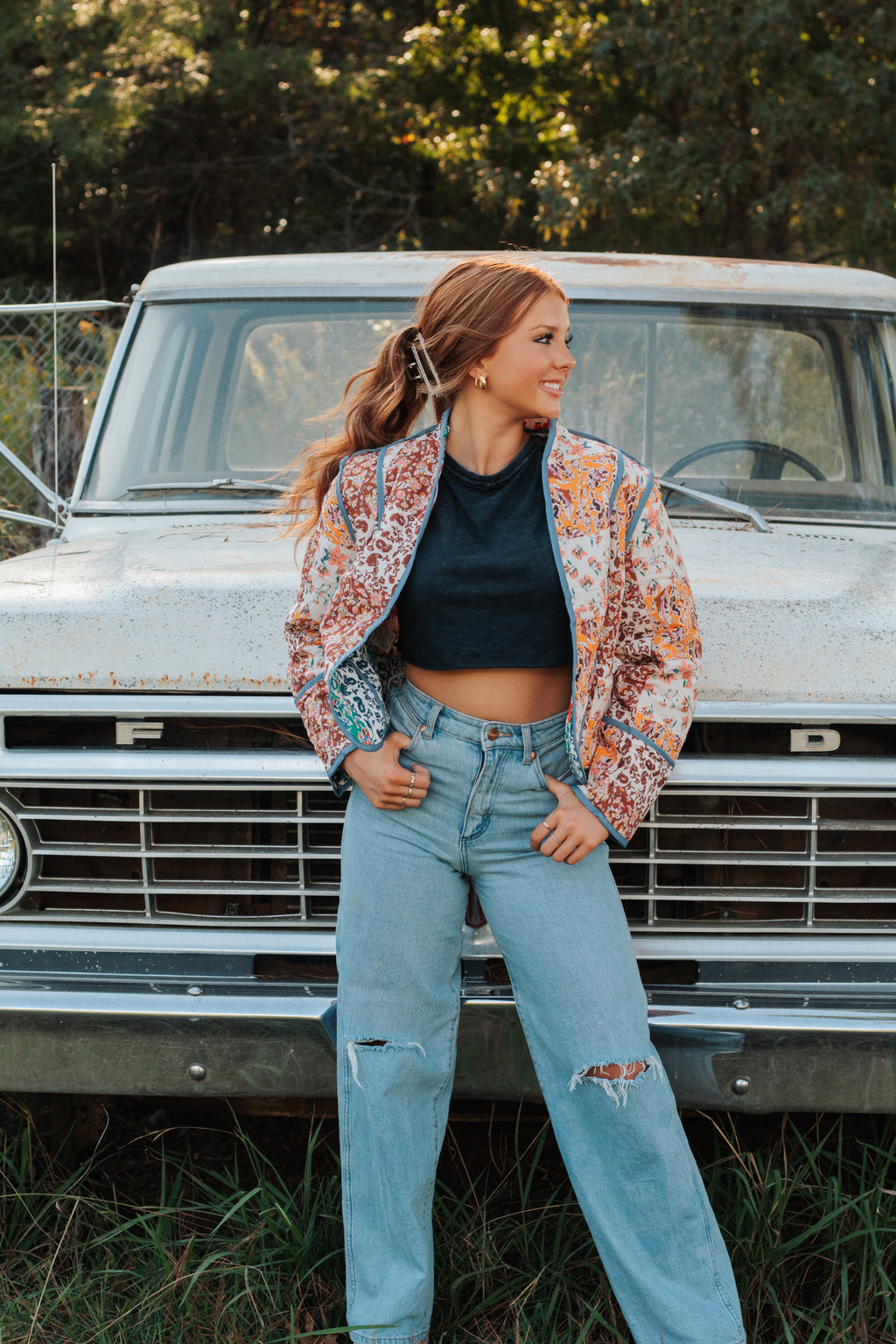 Reversible Floral Jacket