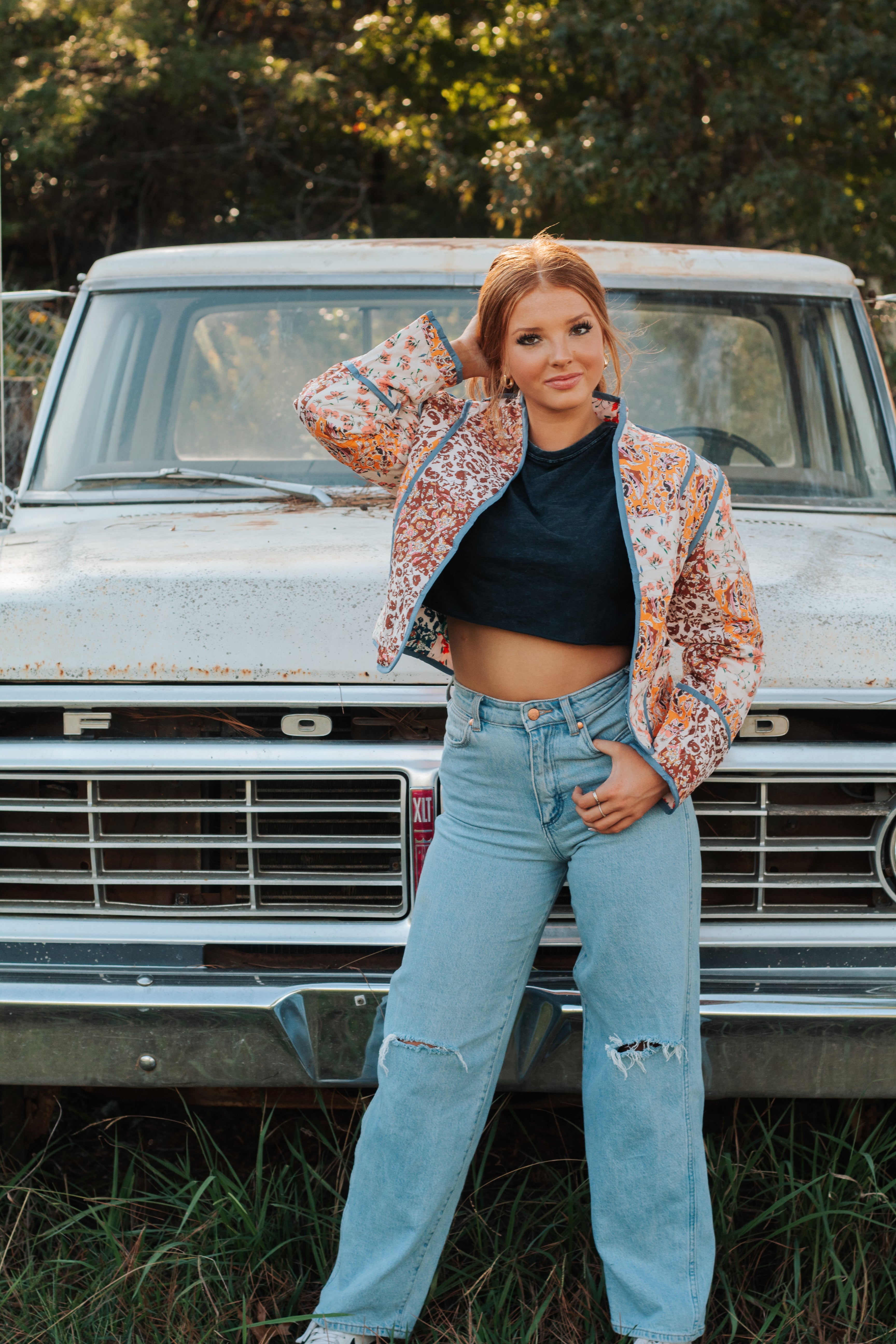 Reversible Floral Jacket