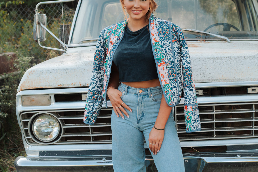 Reversible Floral Jacket