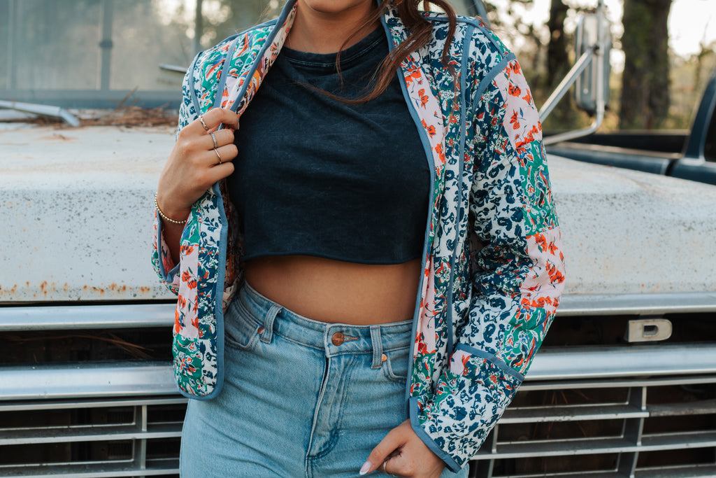 Reversible Floral Jacket