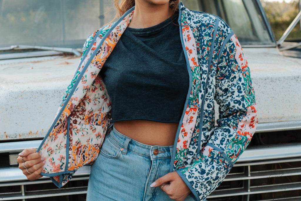 Reversible Floral Jacket